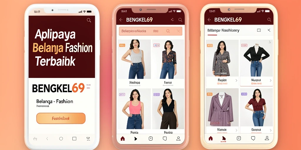 Tampilan antarmuka aplikasi BENGKEL69 yang modern dan user-friendly.