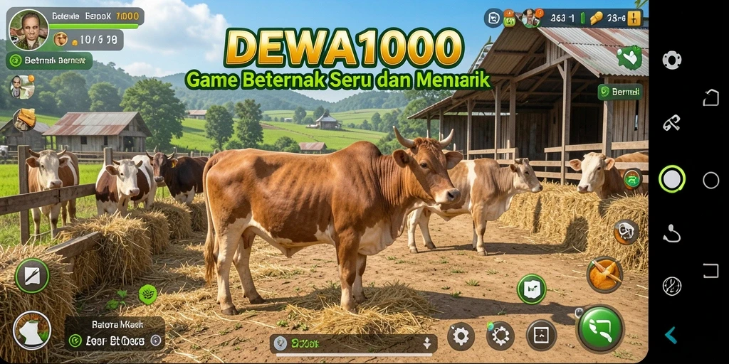 Tampilan antarmuka DEWA1000 yang menarik dan interaktif.