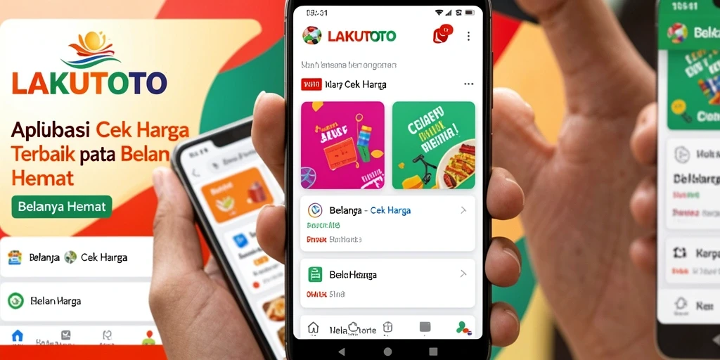 Screenshot aplikasi LAKUTOTO menampilkan fungsi Cek Harga yang intuitif.